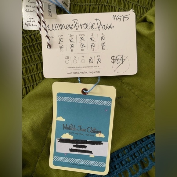 Nwt Matilda Jane Good Hart Asymmetric Summer Breeze Dress Size M - Picture 9 of 15